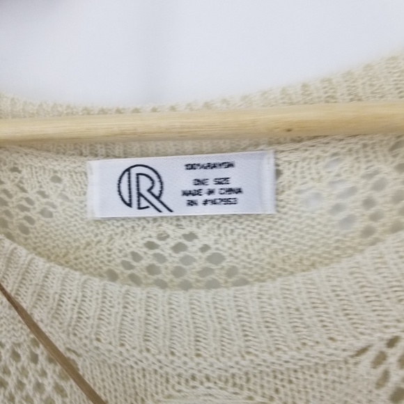 RO KNITTED BLOUSE WITH FEATHER ACCENTS AND   FRENG - Picture 4 of 5